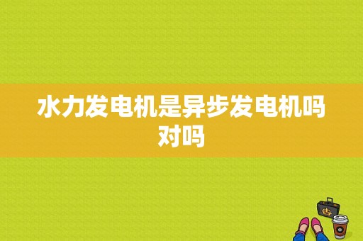 水力发电机是异步发电机吗对吗