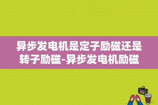 异步发电机是定子励磁还是转子励磁-异步发电机励磁系统的原理