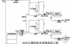 宾馆酒店热水系统设计-酒店宾馆冷热水系统图