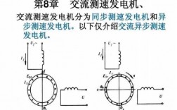 定速异步发电机图_异步测速发电机的定子上安装有