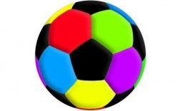 彩色染料给足球染色,彩色足球给圆盘染色 