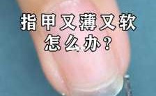 软薄指甲修复方法视频