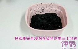 衣服怎么上染色的染料水