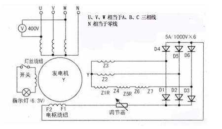 清远异步发电机接线图（异步发电机的工作原理视频）-图1