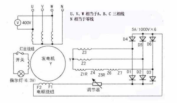 异步发电机3kw怎么接线-图2