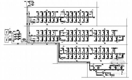  酒店冷热水系统平面图「宾馆冷热水循环系统图」-图1