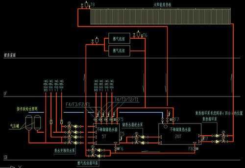 宾馆冷热水系统设计图-图3