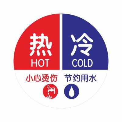 冷热水系统红色代表热水吗,热水冷水标志 -图1