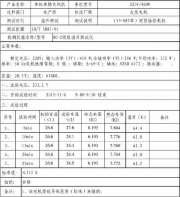 异步发电机温升试验（异步发电机温升试验标准）-图1