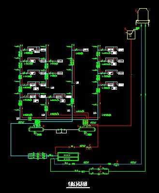 冷热水空调供水系统图纸_冷热水空调系统原理图-图3