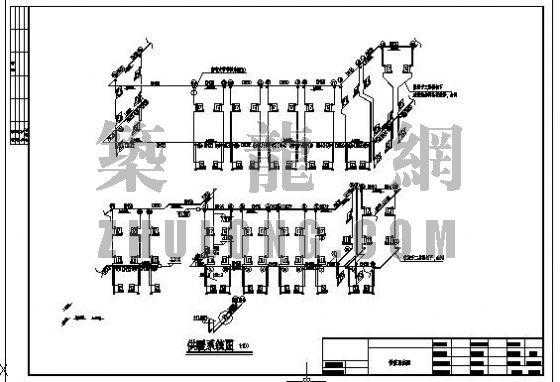 建筑冷热水系统（冷热水施工图）-图2