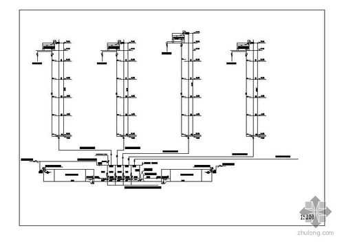 冷热水供水系统图纸_冷热水供水系统图纸怎么看-图1