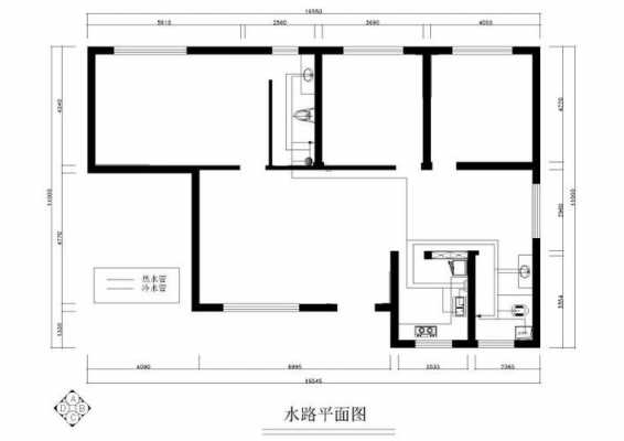 冷热水布置图怎么确定左右 户型冷热水系统图怎么看-图3