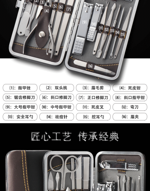 修指甲刀工具套装的各个用处-图2