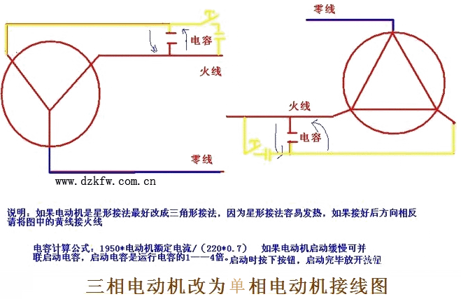 异步电动机改发电机接线图 异步电动机改发电机的方法-图3