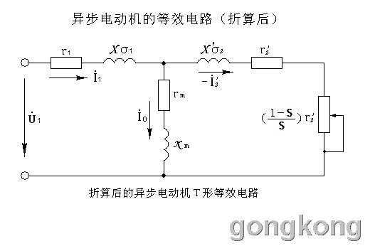 异步发电机T型等效电路_异步发电机原理-图1