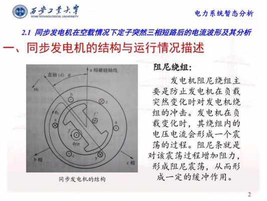 异步发电机短路的原因分析-图1