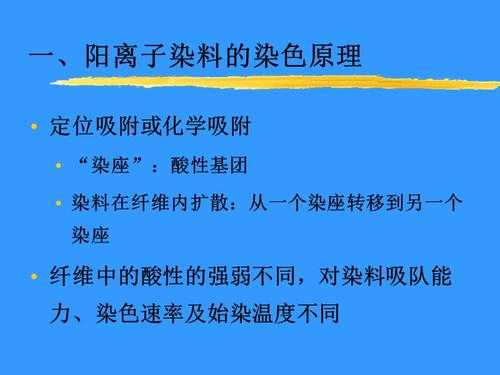  阳离子染料的染色的影响「阳离子染色剂」-图1