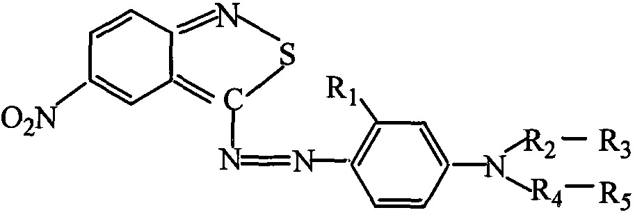 杂环偶氮分散染料染色方法（氮杂环合成）-图1