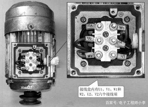 三相异步发电机接线盒（三相异步发电机接线盒怎么接）-图1