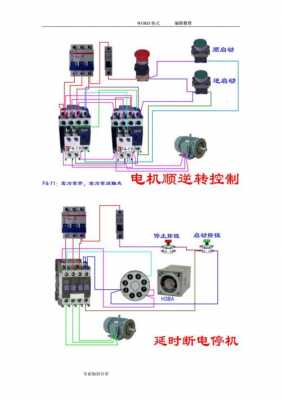 三相交流异步发电机接线实物图（三相交流异步电机控制线路图）-图1