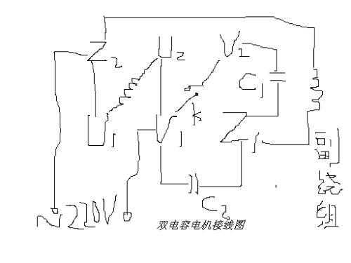 双电容异步电机改发电机,双电容异步电机改发电机接线图 -图1