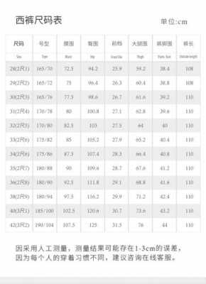  男士大码西服衬衫品牌排行榜「男款西服尺码对照表」-图3