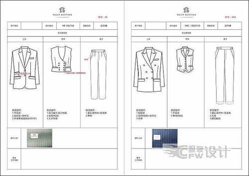 西服定制品牌设计图纸怎么做-图3