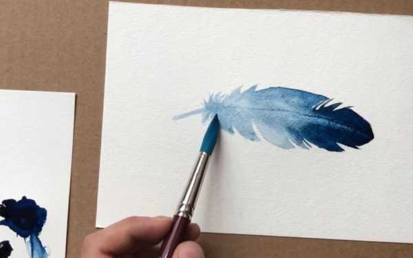 用丙烯颜料如何画羽毛-图3